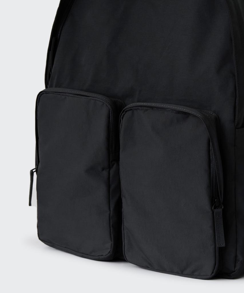 Musinsa Standard Crinkle Two-Pocket Backpack [Black]