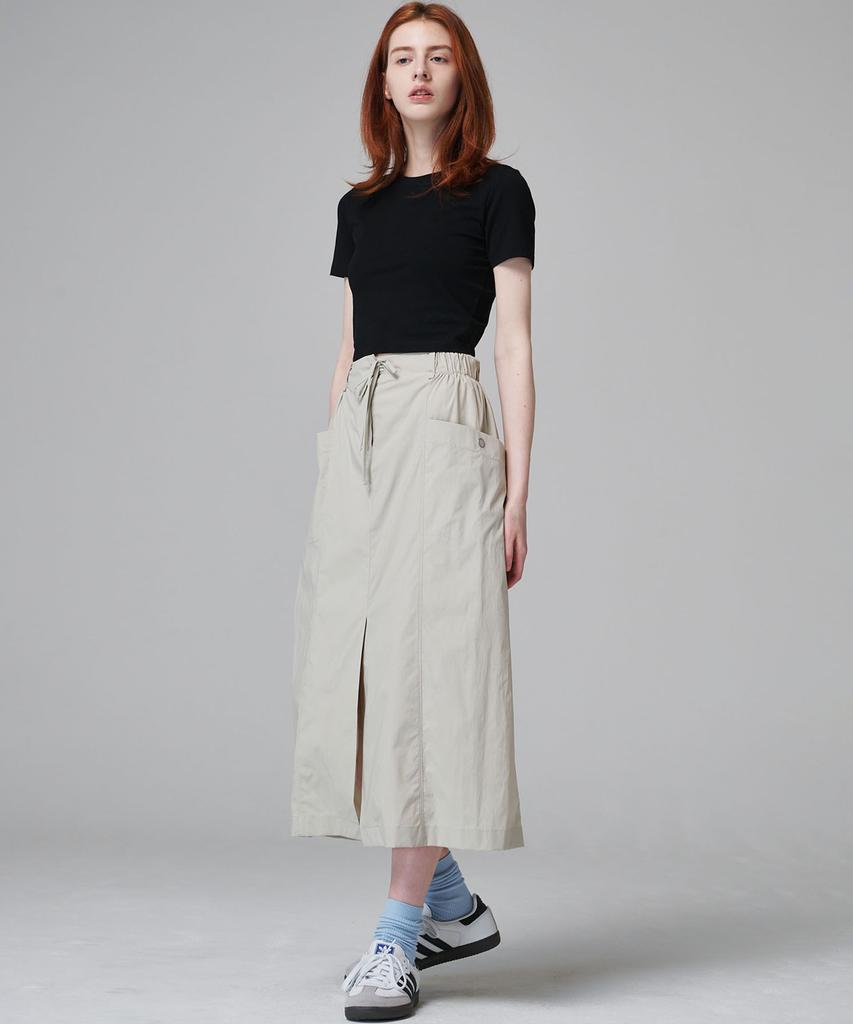 Marop 3105 Nylon Skirt (Beige)
