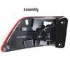 BAIC Huansu H2/H2E Rear Tail & Brake/Turn Signal/Reverse Light Assembly