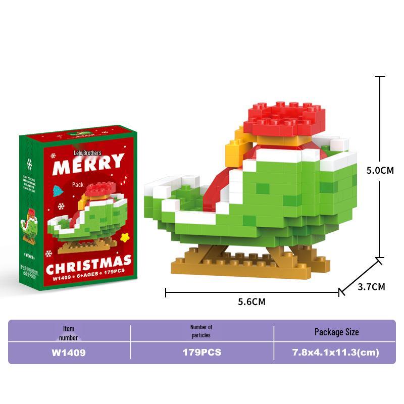 Santa Claus Micro Bricks Educational Toy - Compatible with LEGO, Building Blocks for Kids