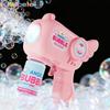 Automatic Bubble GunToy Angel Dinosaur Shape Electric Bubble Blaster Summer Outdoor Party Wedding Beach Bubble Gift For Children