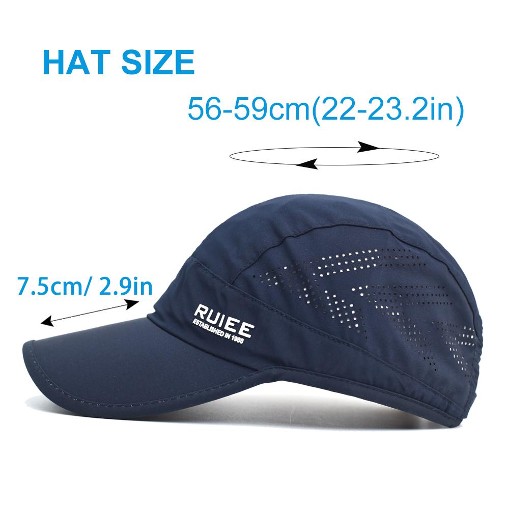 Spring Summer Outdoor Sport Baseball Cap Quick Drying Hat Unisex Waterproof Breathable Cap Foldable Cycling hat Sun Protection