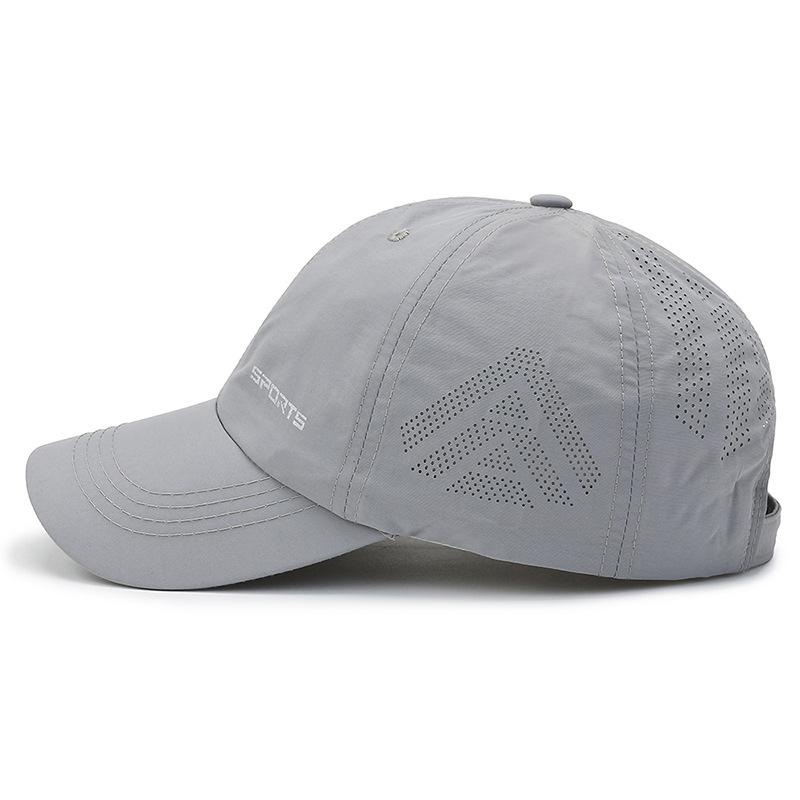 New Baseball Hat Spring and Summer Thin Quick-drying Breathable Mesh Hat Summer Outdoor Sports Visor Cap Cap Tide