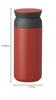 Kinto Travel Tumbler, 350ml, Red, Double-Layer Vacuum Wall, Insulates Hot and Cold Drinks, 20933