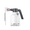 Electric Foam Sprayer for Car Wash Portable 2L Cordless Pressurized Multipurpose Charging Spray