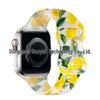 Compatible Apple iWatch S10 Colorful Pattern Silicone Sports Strap - Transparent Design
