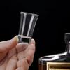 6pcs Set Transparent Spirit Cup 20ml Thick Bottom Small Wine Glass Bar Specific Liquor Goblet Vodka Tequila Cups Drinkware Party