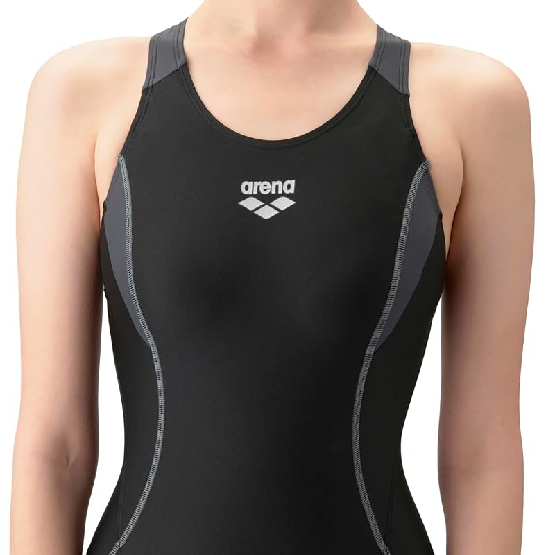 arena (Arena) Women's Fitness Swimsuit [AQUA EXA] Size M Swimming Half-Leg Easy-to-Wear Strap Water-Repellent Hook Pad AS6SWF00L