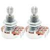 Alpha Potentiometer, 16, 25K, A-Curve, Metric Size, for Electric Guitar/Bass (Pack of 2)