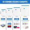 Vacuum Storage Bags Wardrobe Organizer Vacuum Seal Bag Space Saving Bags for Clothes Pillow Bedding Blanket Packaging Storager