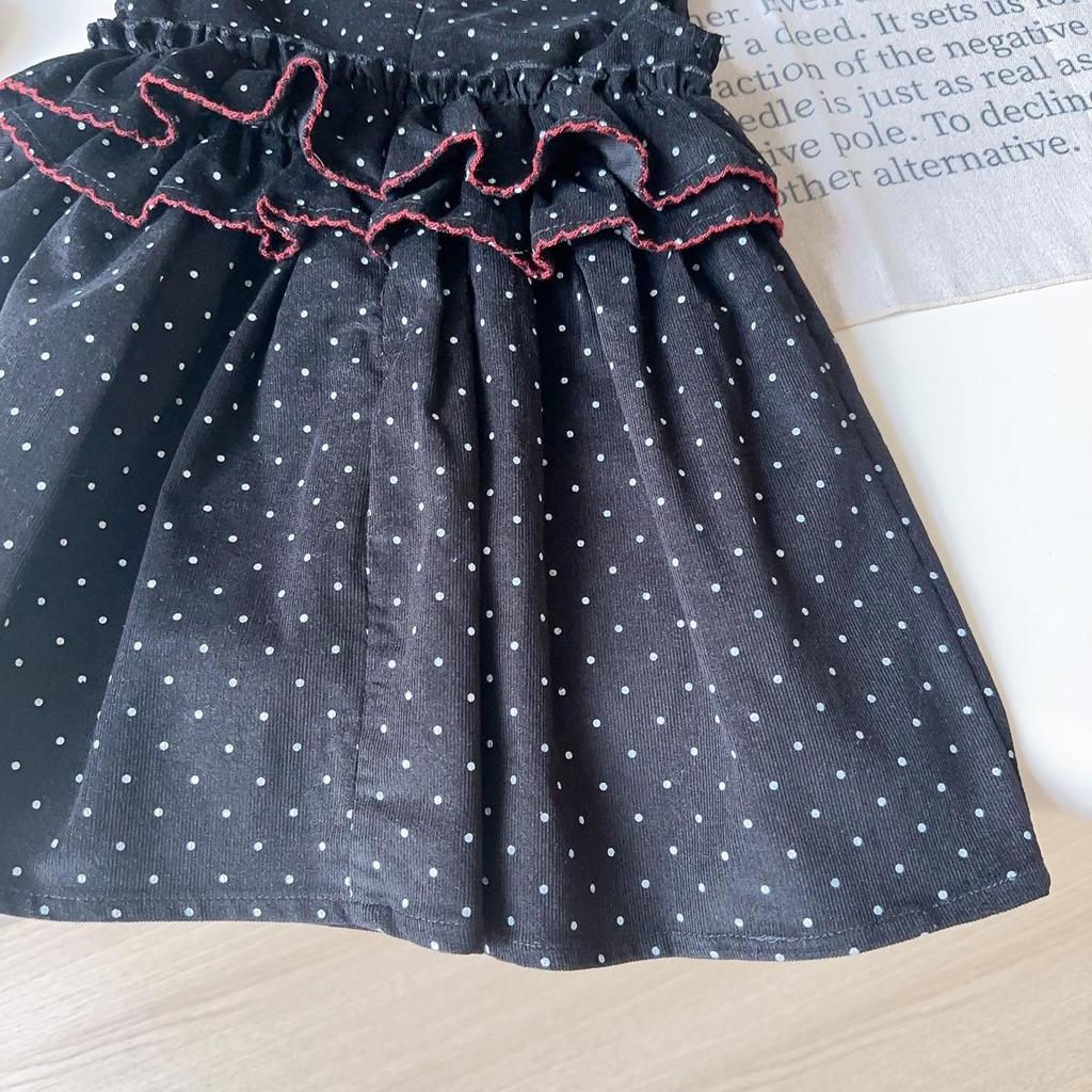 Ensemble Robe Gilet 2 Pièces Printemps & Automne pour Bébé Fille AQB006