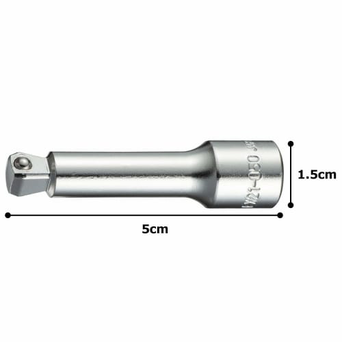 TONE Swing Extension Bar EX21-050, 6.35mm (1/4") Drive, 50mm Total Length