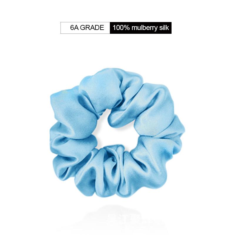 Wholesale 22 Momme Silk Scrunchie 4cm Hair Accessories Silk Hair Band