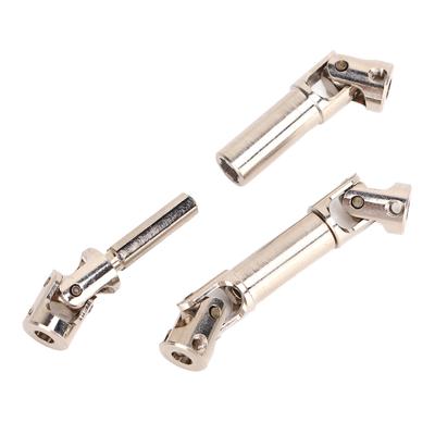 2Pcs RC Car Drive Shaft High Strength Steel Structure RC Car Upgrades Parts for FMS FCX24 1/24 Climbing Car