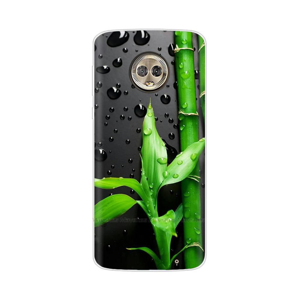 For Moto G6 Play Case TPU Soft Paint Animal Silicone Clear Cover for Motorola Moto G6 Play Plus G6Play Cases Protective Shell