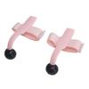 1 Pair Piano Finger Trainer Strong Support Food Grade Rubber Finger Positioning Aid for Practice Rosy