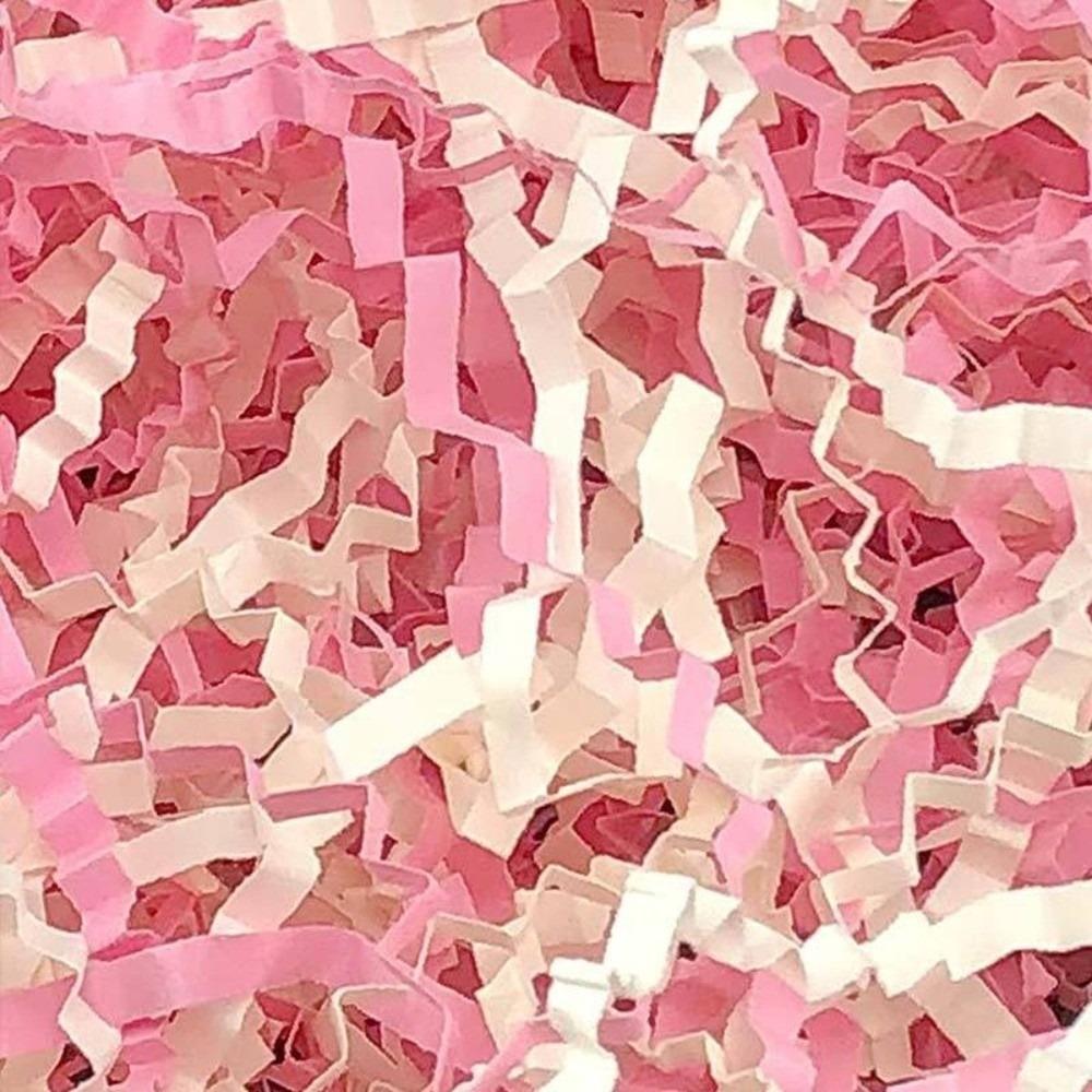 100g/Beutel Gewelltes Buntes Raffia-Crêpepapier Konfetti DIY Hochzeitsfeier Macaron-Farbe Knitterndes Crêpepapier