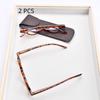 1PCS Vintage Mini Reading Glasses Women Men Compact Folding Round Frame Portable Readers With Case