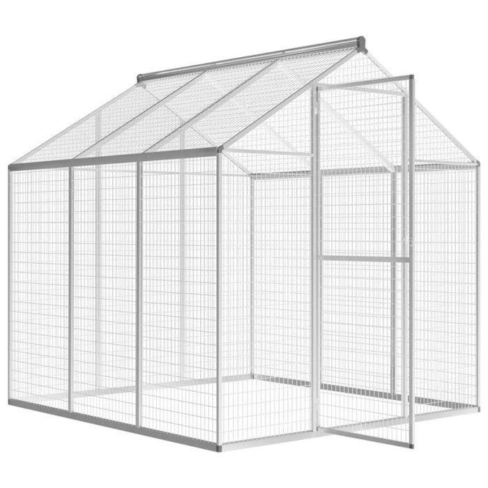 VidaXL Volière d'extérieur Aluminium 183 x 178 x 194 cm
