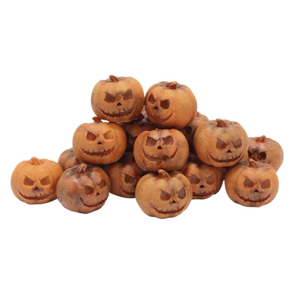 Halloween Small Pumpkin Resin Potted Ornaments Cute Mini Pumpkin Horror Atmosphere Small Ornaments