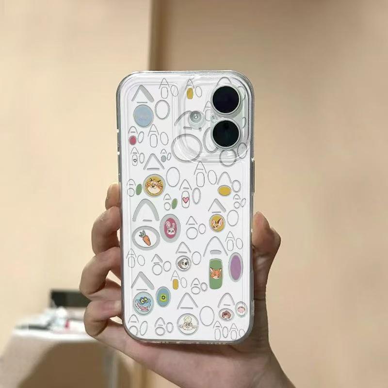 

Haha Animal Transparent Phone Case for Apple 17 Pro Max/16 Pro/15/13 Pro/XS - Anti-Fall Protection iPhone 8 Plus
