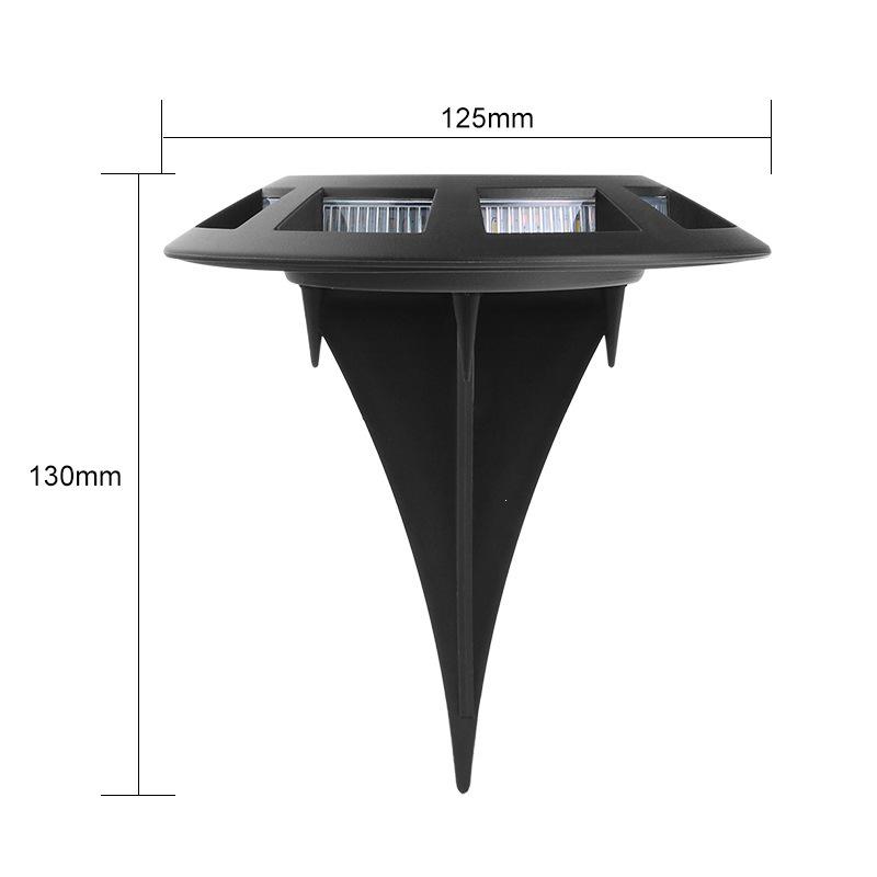 Waterproof Solar Ground Lights for Outdoor Courtyards, Gardens, and Lawns - Landscape Decoration with Ground Insert Option.