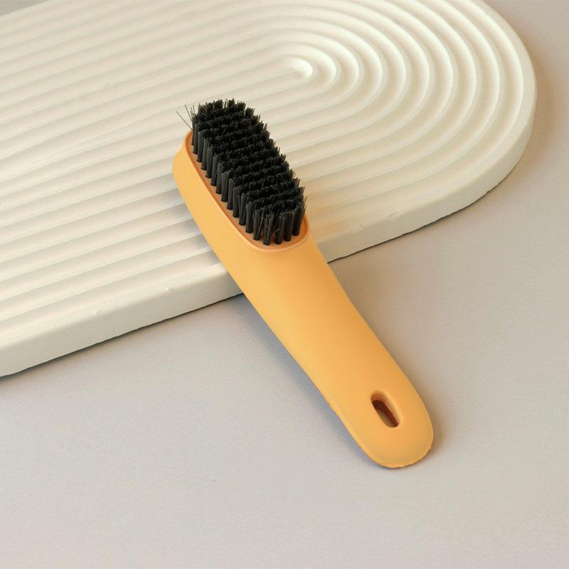 Multifunctional Long-Handle Shoe & Clothes Cleaning Brush with Soft & Hard Bristles