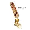 Ethnic Rhinestones Hair Accessory with Crystal Tassels Crystal Hair Clip Perfect for Weddings Parties and Everyday Wear