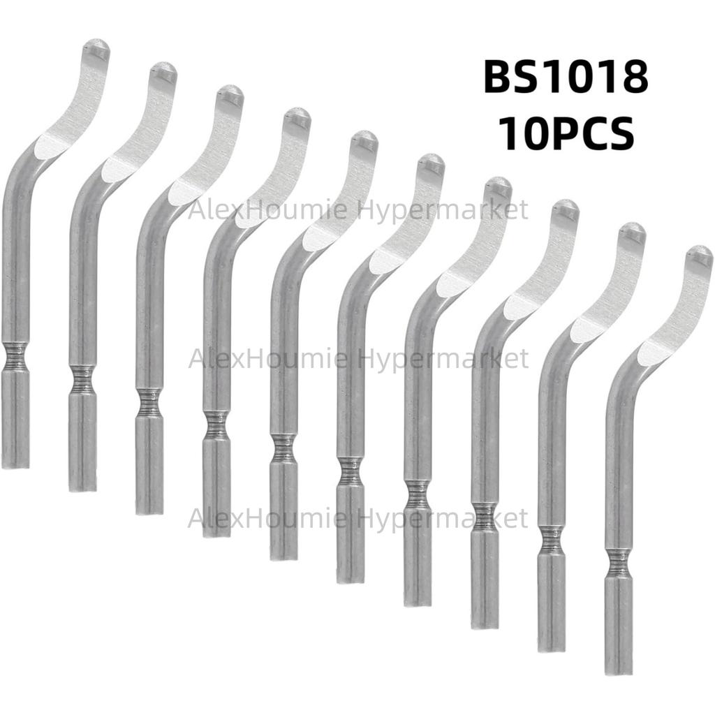 Metal Handle Deburring Tool Kits with BS1010 Blades Deburr Tool Edge Burr Remove 360 Degree Rotary High Grade Swivel Blades