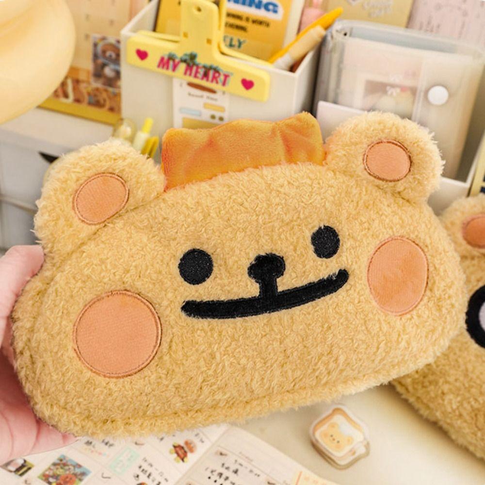 Large Capacity Bearis Bug Plush Pencil Case Bearis Bug Series Stationery Storage Bag Children