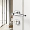 Golden Bedroom Door Lock Indoor Split Lock Zinc Alloy Door Handle Silent Locks Wood Door Safety Locks Doors Hardware Accessories