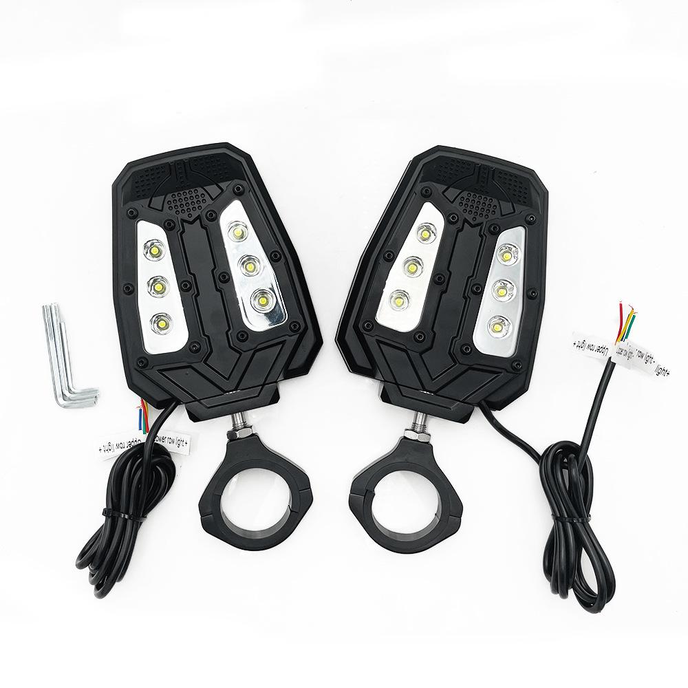 High Quality Rearview Mirror Side View Mirrors Backup Mirrors Adjustable Side Mirror Lights Rearview Mirror For  Can AM Maverick X3
