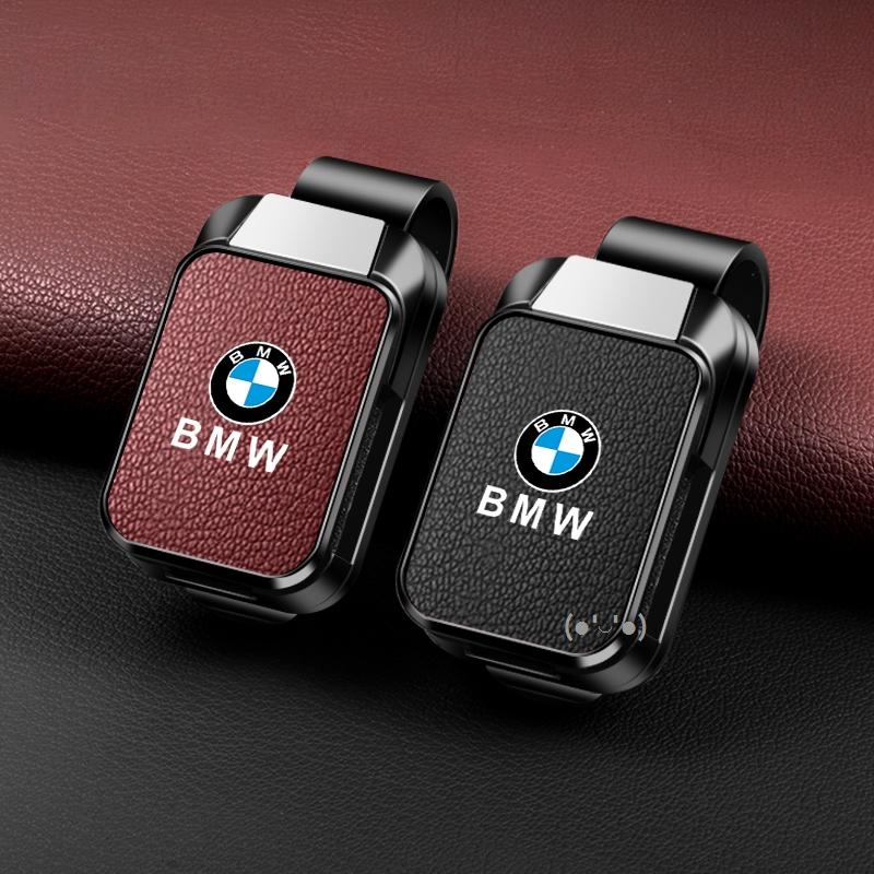 FNBA6 Glasses Holder Card Ticket Storage Clips Car Sunglasses Clip Sun Visor For Bmw M E46 F30 E39 E36 E87 G30 Performance Car Sticker