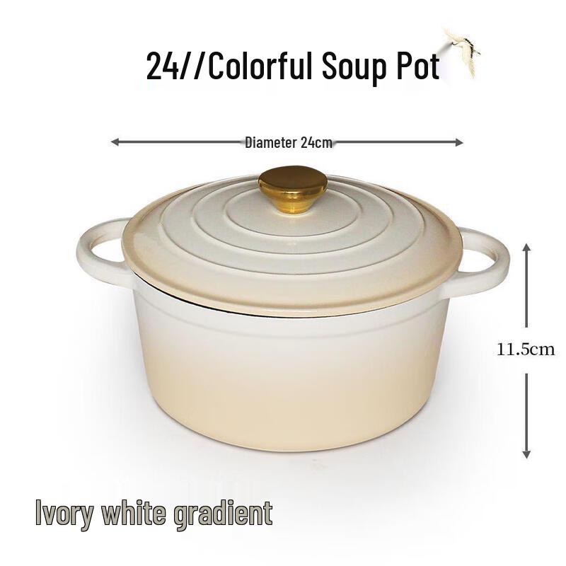 Lilang Cast Iron Enamel Pot