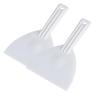 Pack of 2 Multipurpose Dough Cutter and Pizza Scraper with Comfortable Grip Ergonomic Handle Spatula for Home Use