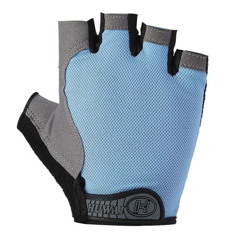 Fitness gloves, half-finger thin, breathable, non-slip, good elasticity, outdoor riding, mountaineering, cycling, sports half-finger gloves