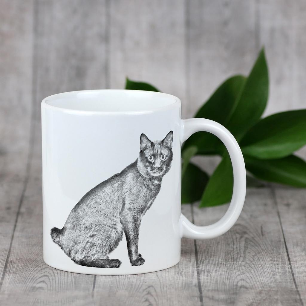 Kurilian Bobtail I - Cat Mug, Cheerful Mug for a Dog Lover, Personalized Gift from the Art-Dog Brand