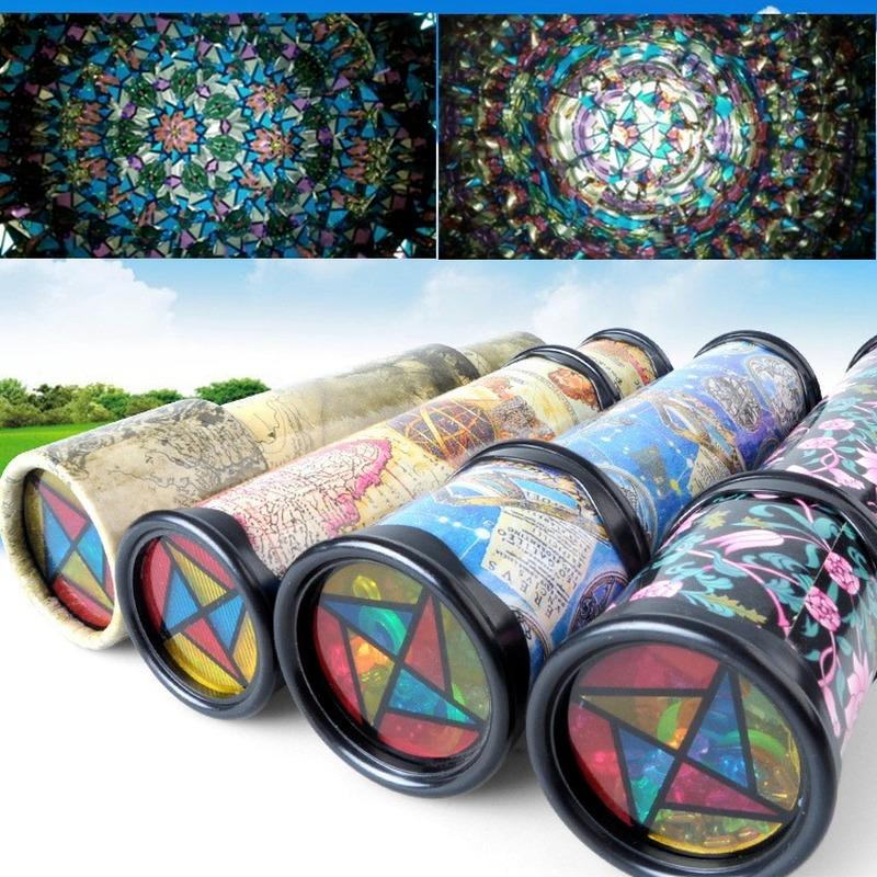 Kids Kaleidoscope Toy Educational Old World Kaleidoscope Magic Rotating Kaleidoscope Classic Toys for Children Boys Girls Gifts