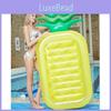 Large Pineapple Inflatable Float Bed For Outdoor Pool Yellow And Red Eco-friendly Pvc Material 180*80*20cm