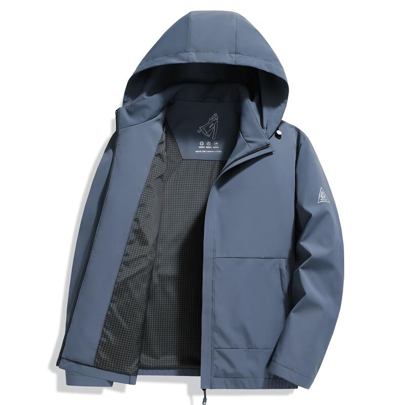 Fengxun Men's Hooded Casual Jacket FXYG8872