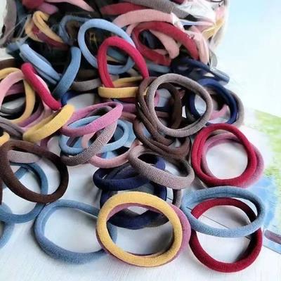 49 Stück Vier Jahreszeiten Elastische Haargummis Mädchen 4CM Süßigkeiten Scrunchie Gummiband Haargummis Clips Stirnband Haarschmuck