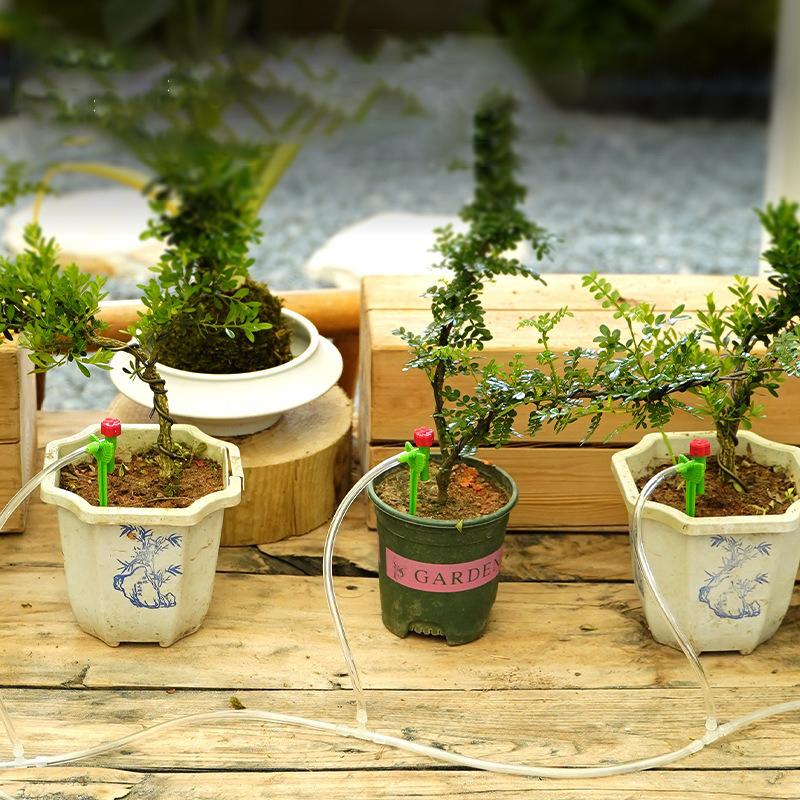 Garden Regulating Drip Irrigation Kit Automatic Watering Device 4/7mm Hose Potted Plants Watering Saving Micro Dripper
