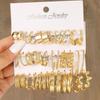 European-American Metal Stud Earrings: Chic, Versatile, and Luxurious for Women