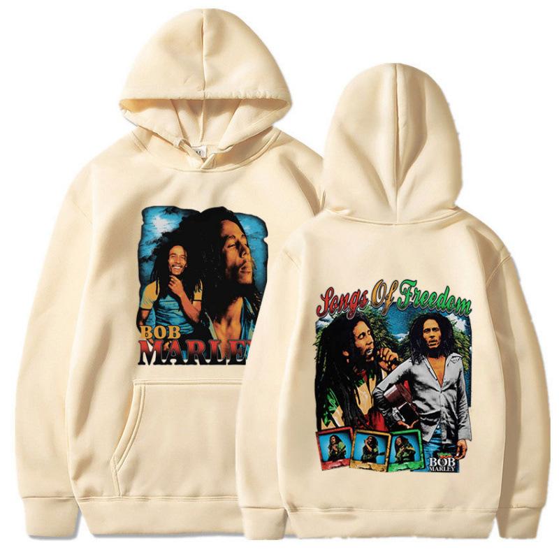 Rapper Bob Marley Hoodie Musikalbum Grafik Pri