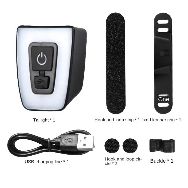 

Bicycle Taillights, Mountain Night Riding Warning Lights, Helmet Taillights, USB Charging Warning Flashes, Cycling Equipment белый