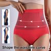 Women High Waist Underwear Tummy Control Waist Slimming Butt Lift Postpartum Body Shaping Panties Stretch Breathable Full Coverage Brief Underpants