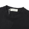 FILIPPO DE LAURENTIIS Unused Crepe Cotton Crew Neck Knit T-Shirt, Black, Size 50, 4110-TSOMC11 tops 50 blackUsed