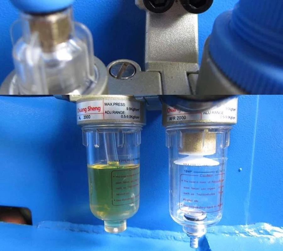 1 set mașină de greblat anvelope Separator de apă Schimbător de anvelope Accesorii Filtru Supapă de reglare a presiunii Schimbător de anvelope Lubrificator