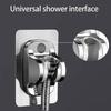 1PC Wall Mount Strong Adhesive Shower Head Holder ABS Waterproof Adjustable Bathroom Shower Bracket Easy Installation Base