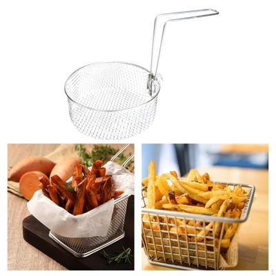 Deep Fry grozu sietiņš Daudzfunkcionāls sieta dizaina galda trauki Pretpiedeguma nerūsējošā tērauda